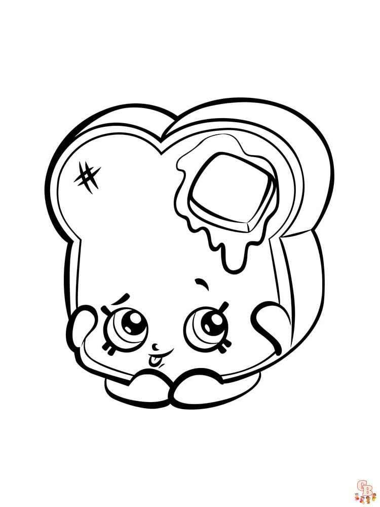 Cute Food Coloring Pages 3