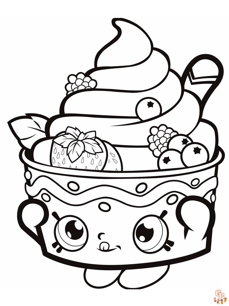 Cute Food Coloring Pages 30