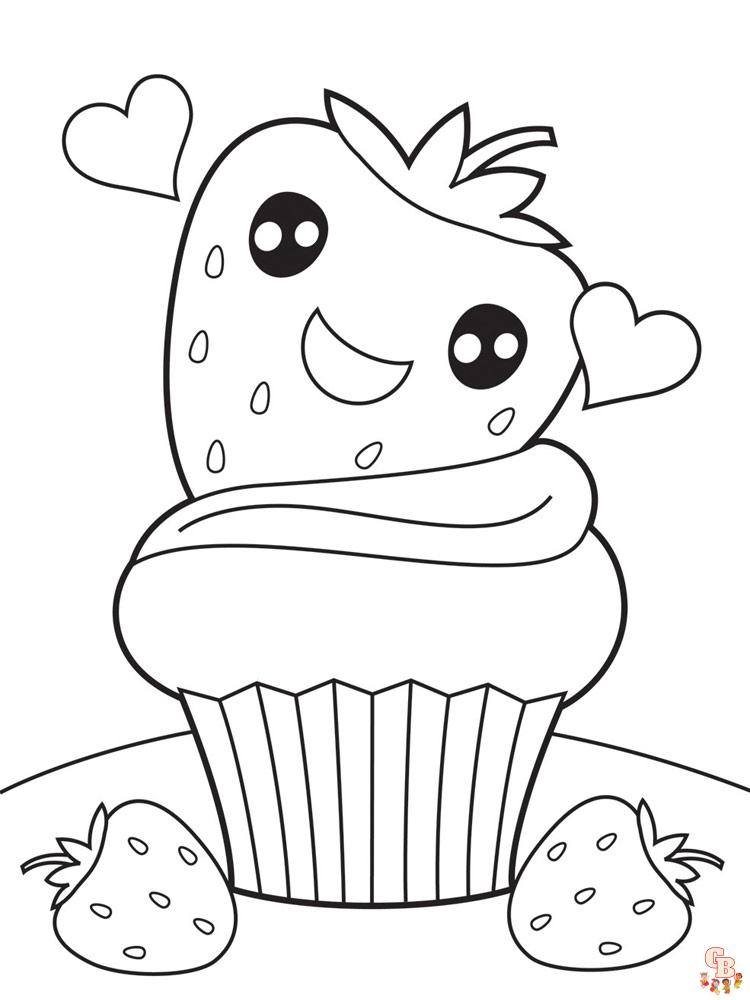 Cute Food Coloring Pages 31