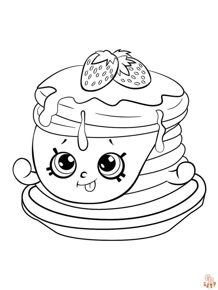 Cute Food Coloring Pages 38