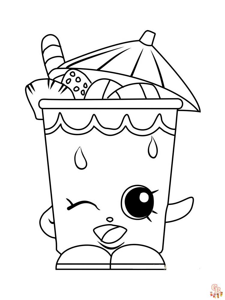 Cute Food Coloring Pages 39