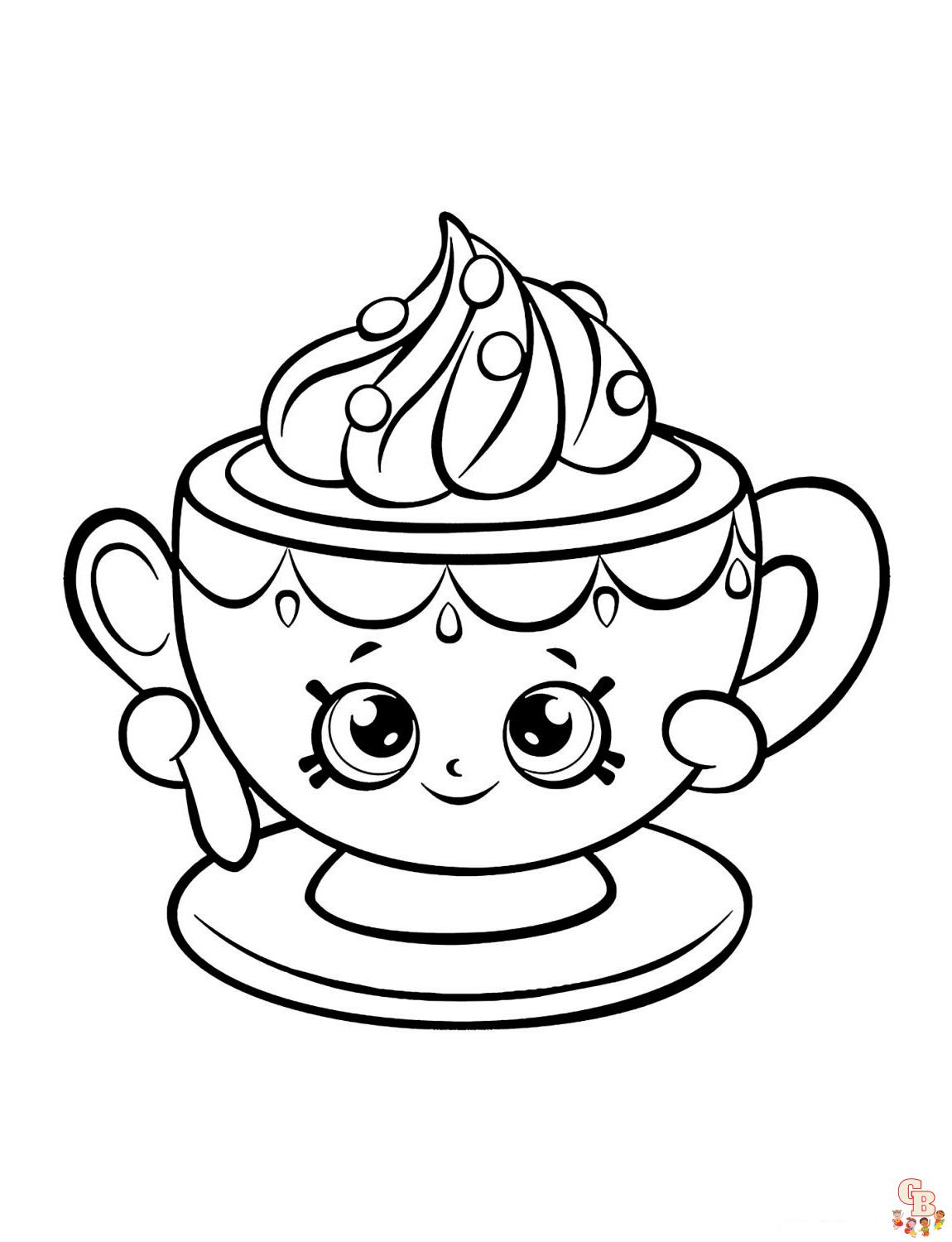 Cute Food Coloring Pages 40