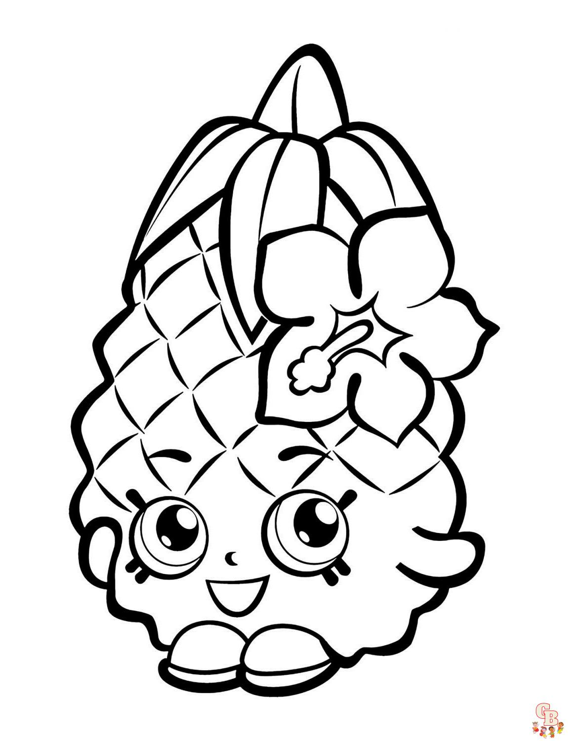 Cute Food Coloring Pages 5