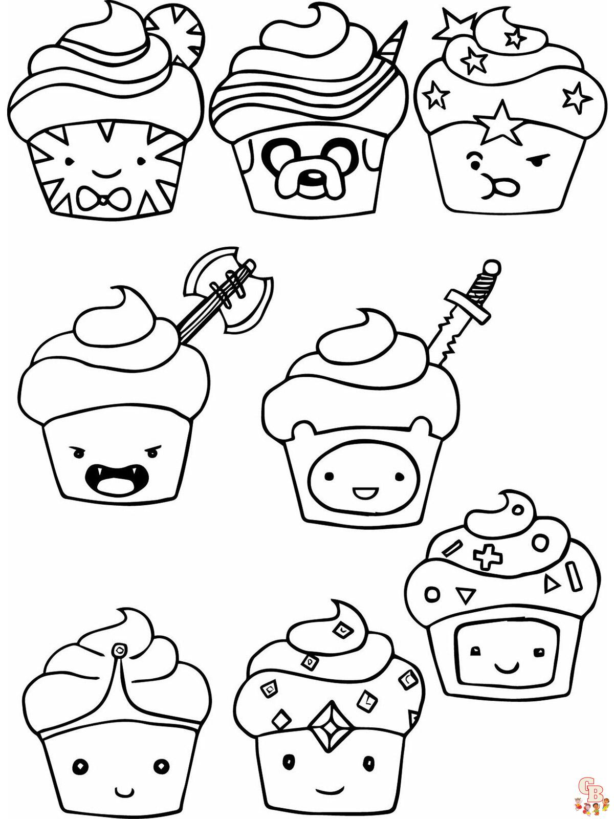 Cute Food Coloring Pages 6