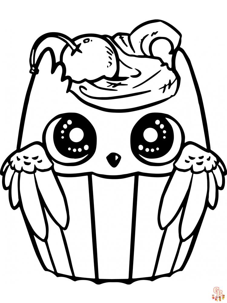 Cute Food Coloring Pages 9