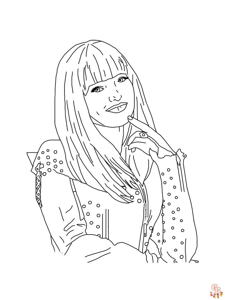 Descendants Coloring Pages 1