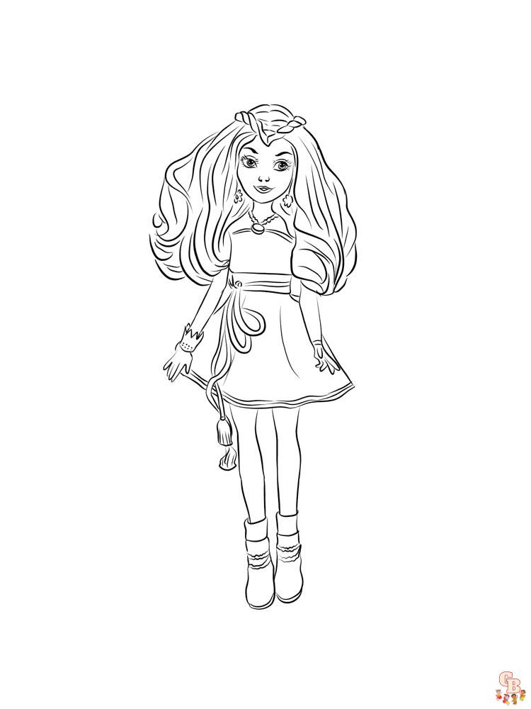 Descendants Coloring Pages 10