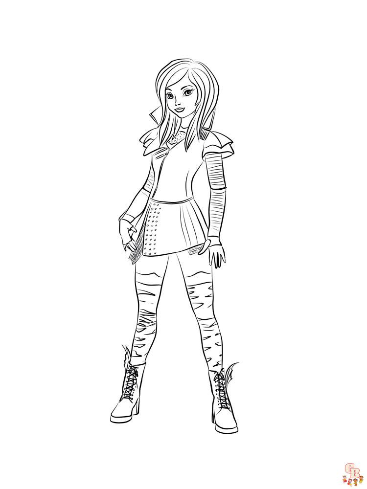 Descendants Coloring Pages 12