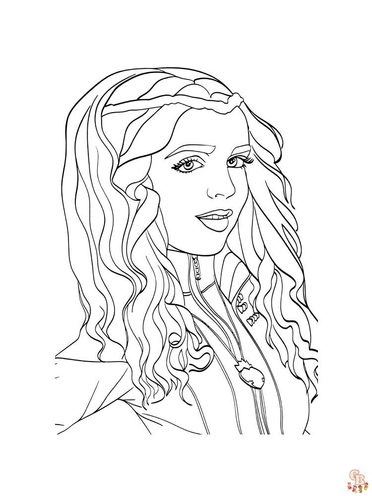 Descendants Coloring Pages 13