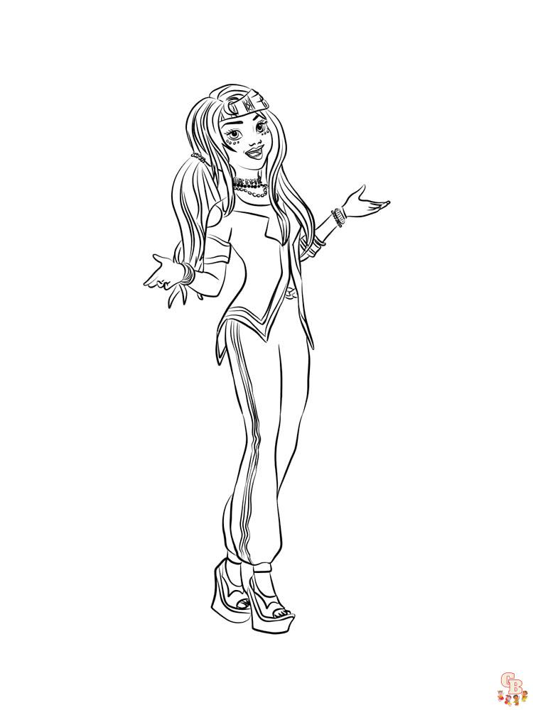 Descendants Coloring Pages 15