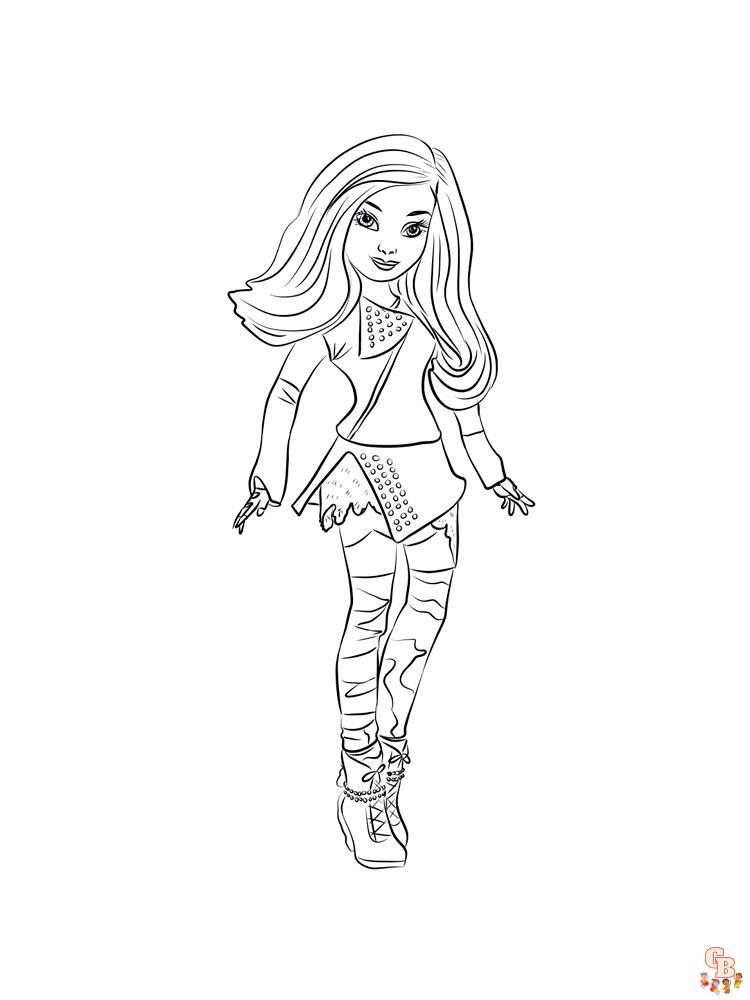 Descendants Coloring Pages 2