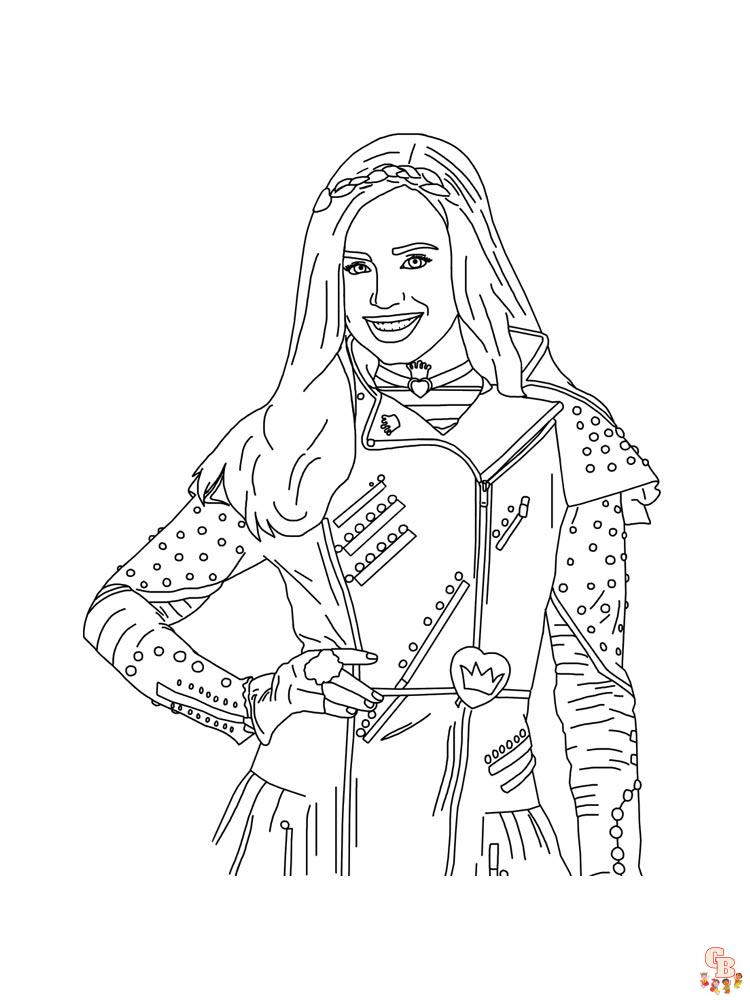 Descendants Coloring Pages 3