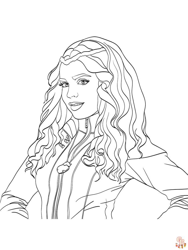 Descendants Coloring Pages 5