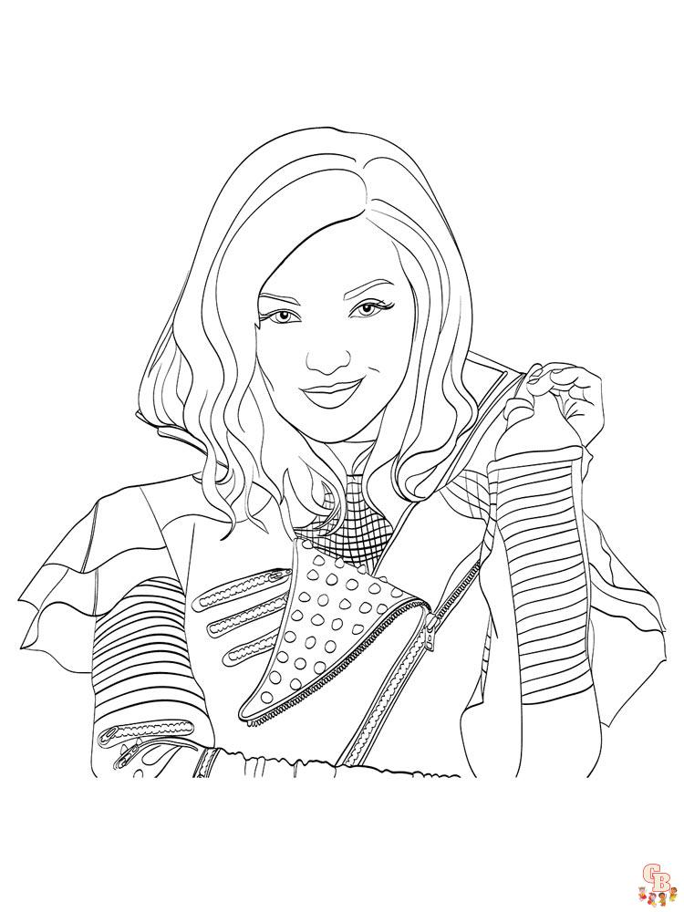 Descendants Coloring Pages 9