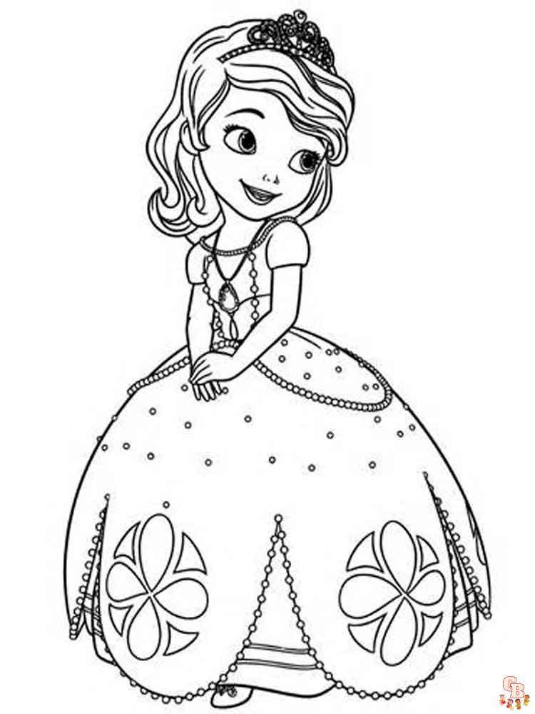 Disney Princess Coloring Pages 15