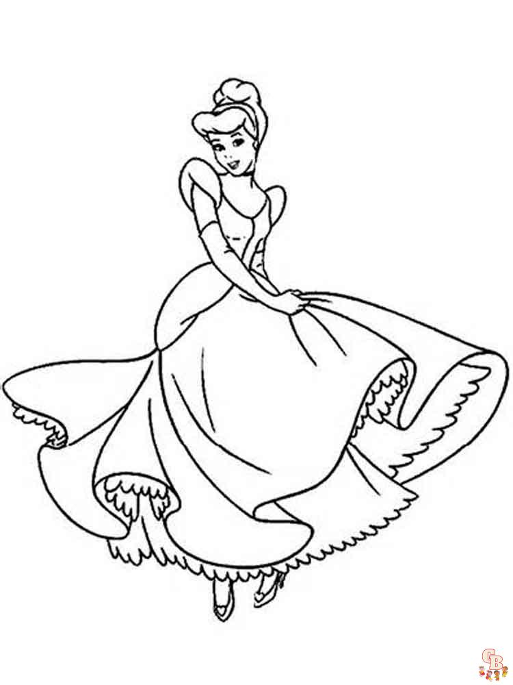 Disney Princess Coloring Pages 16