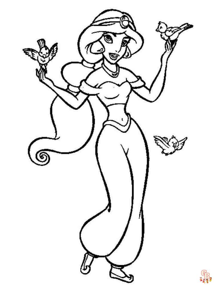 Disney Princess Coloring Pages 17