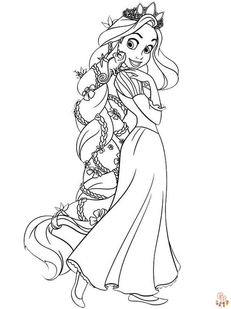 Disney Princess Coloring Pages 20