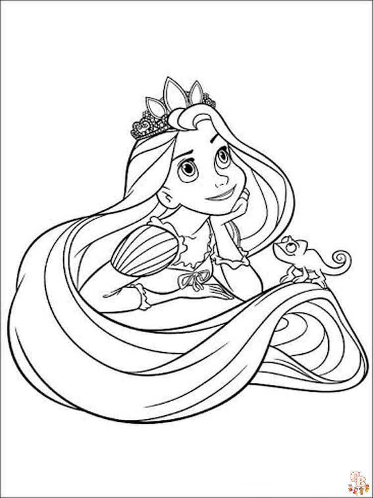 Disney Princess Coloring Pages 22