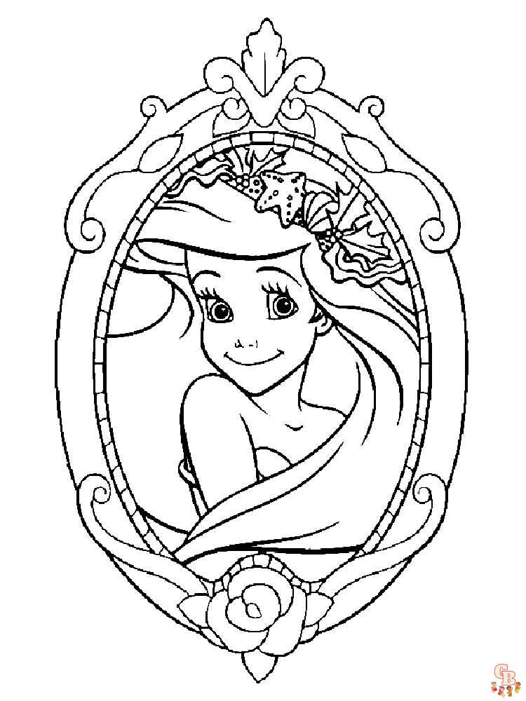 Disney Princess Coloring Pages 23