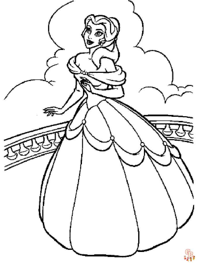 Disney Princess Coloring Pages 7