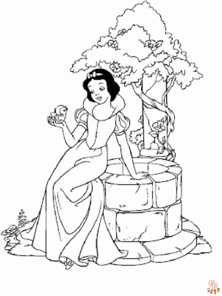 Disney Princess Coloring Pages 9