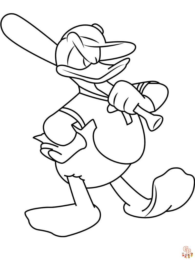 Donald Duck Coloring Pages 17