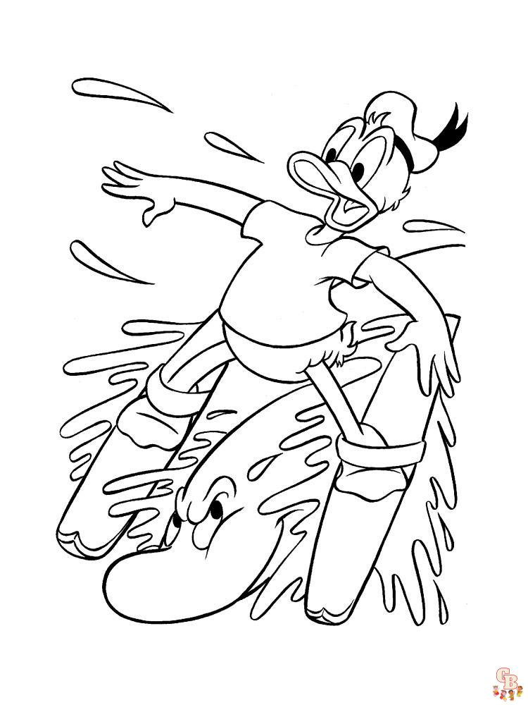 Donald Duck Coloring Pages 18