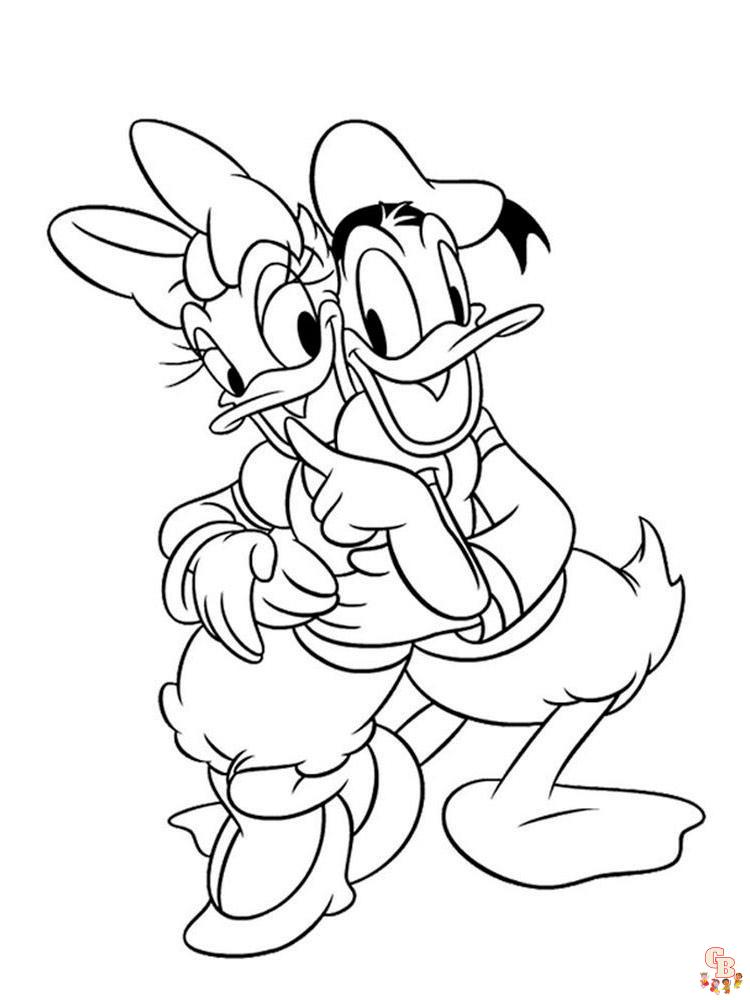 Donald Duck Coloring Pages 2