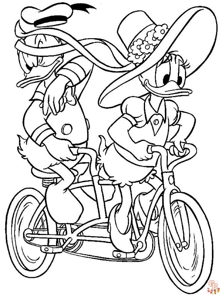 Donald Duck Coloring Pages 20