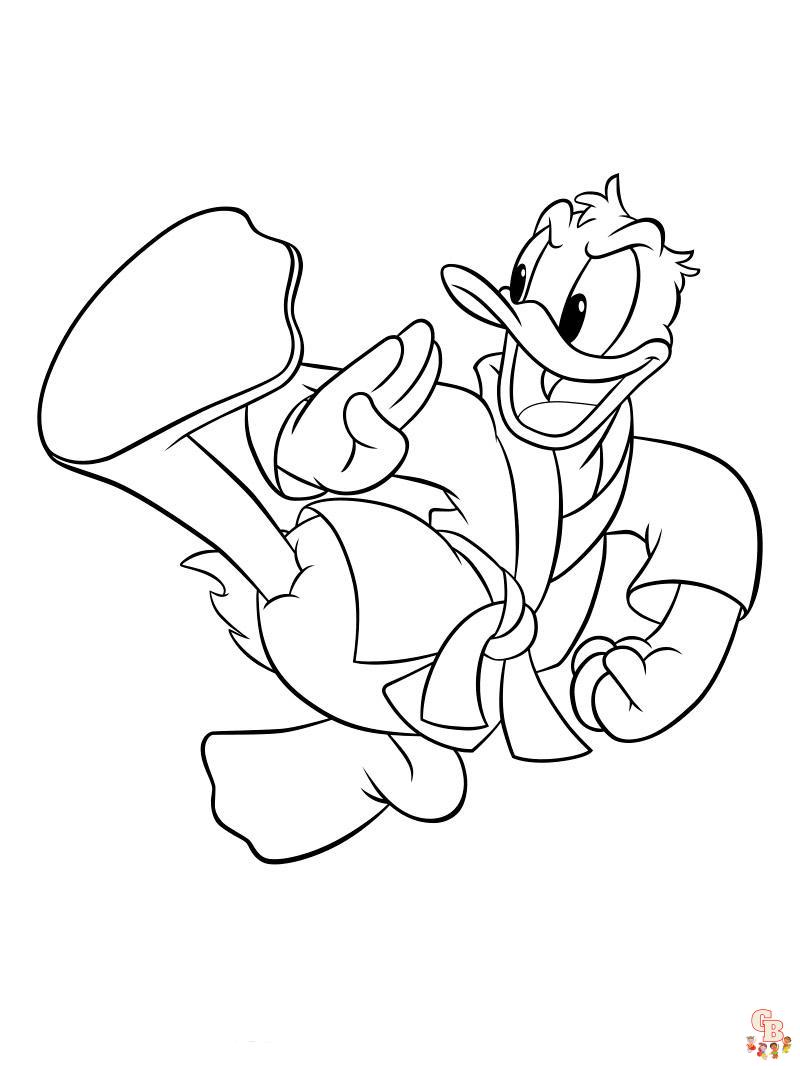 Donald Duck Coloring Pages 21