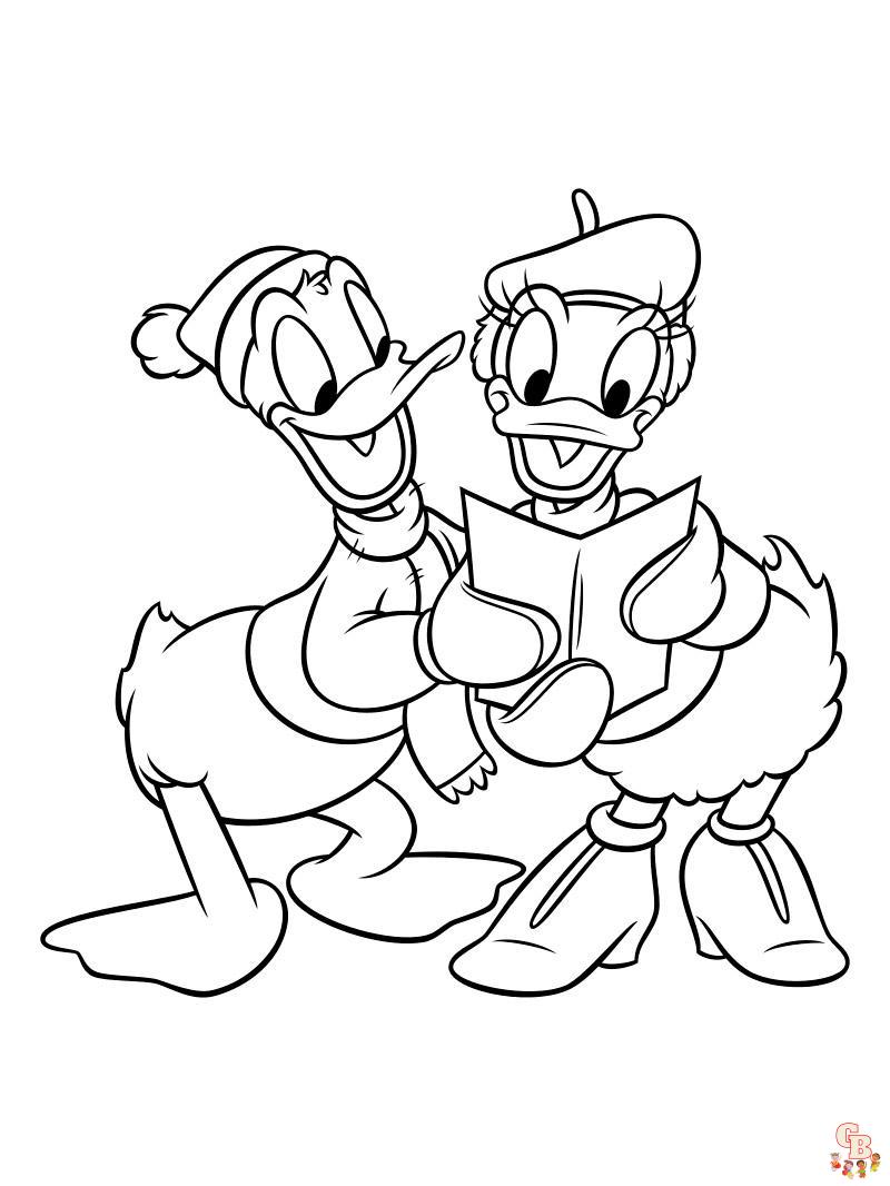 Donald Duck Coloring Pages 22