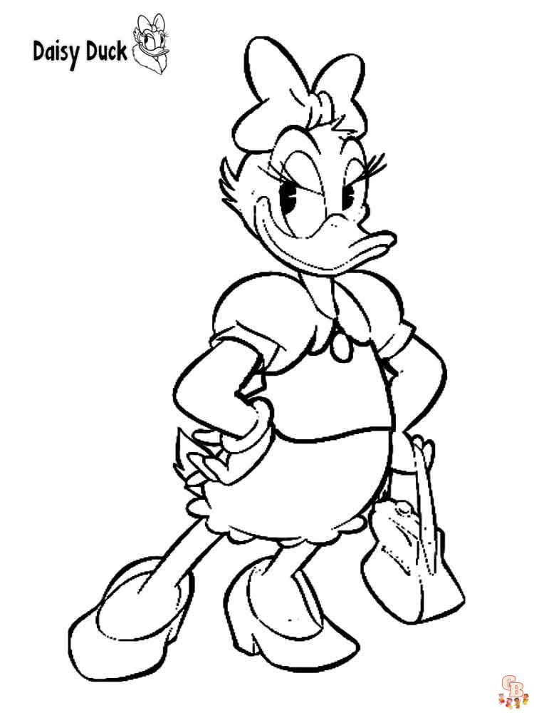 Donald Duck Coloring Pages 23