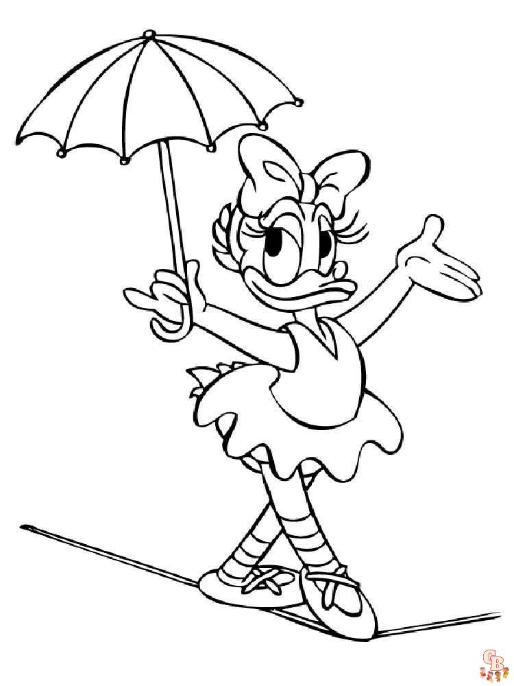 Donald Duck Coloring Pages 24