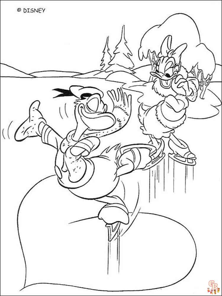 Donald Duck Coloring Pages 25