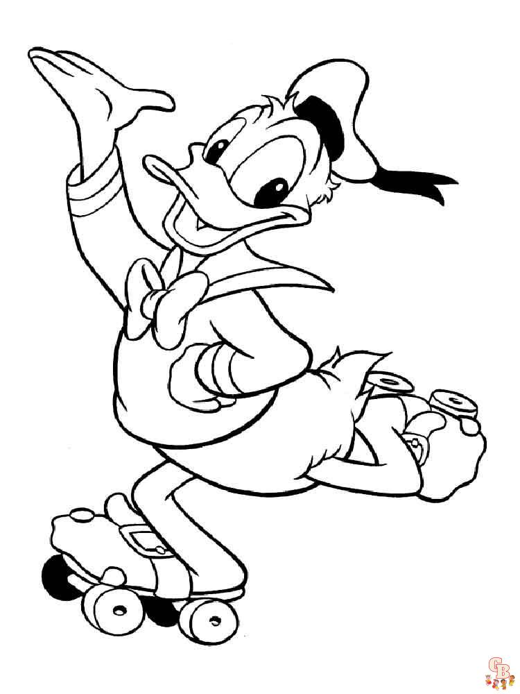 Donald Duck Coloring Pages 27