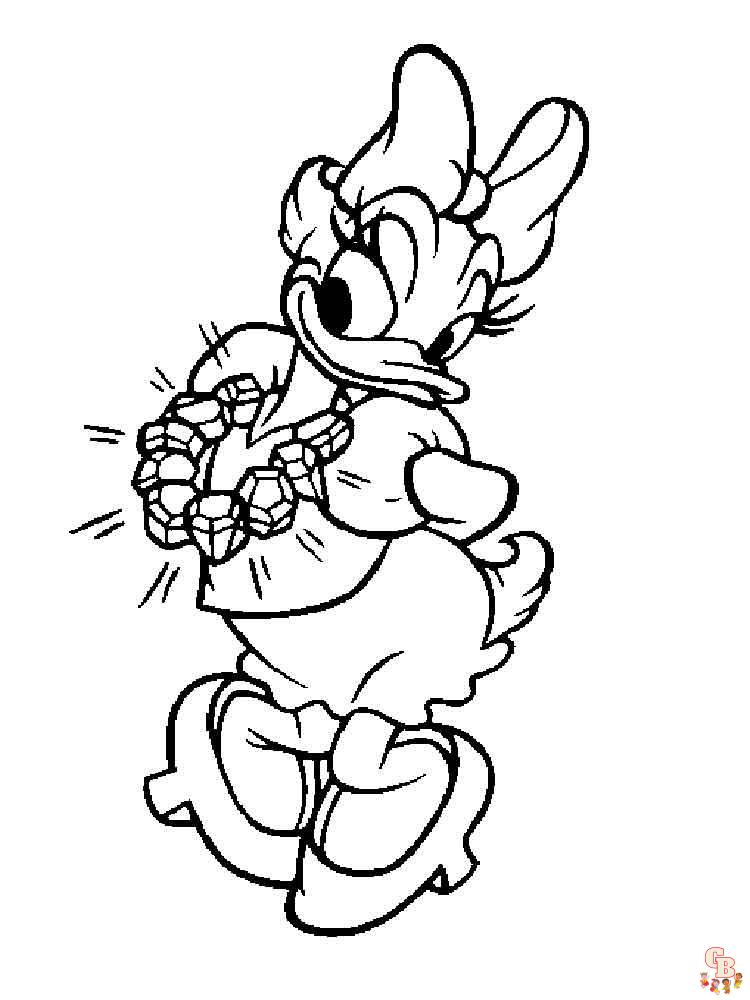 Donald Duck Coloring Pages 28