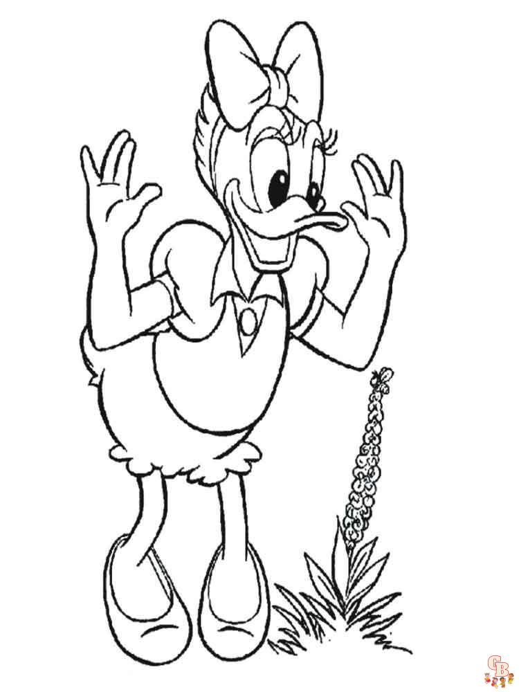 Donald Duck Coloring Pages 29