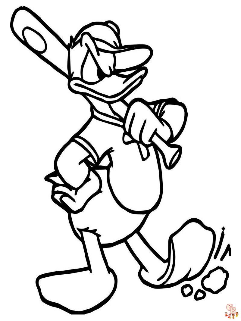 Donald Duck Coloring Pages 3