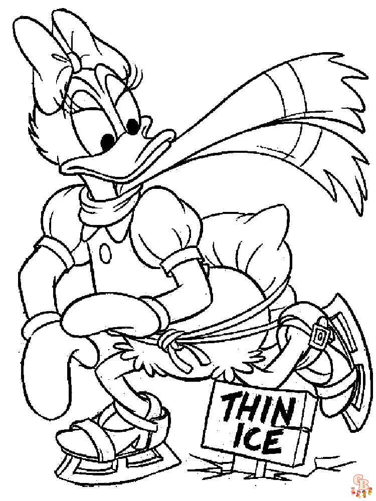 Donald Duck Coloring Pages 31