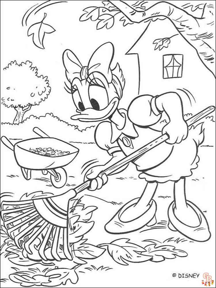 Donald Duck Coloring Pages 32