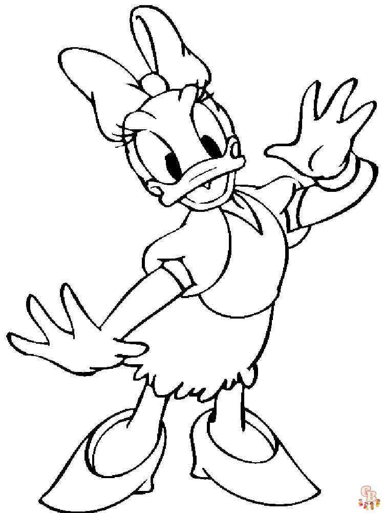 Donald Duck Coloring Pages 34