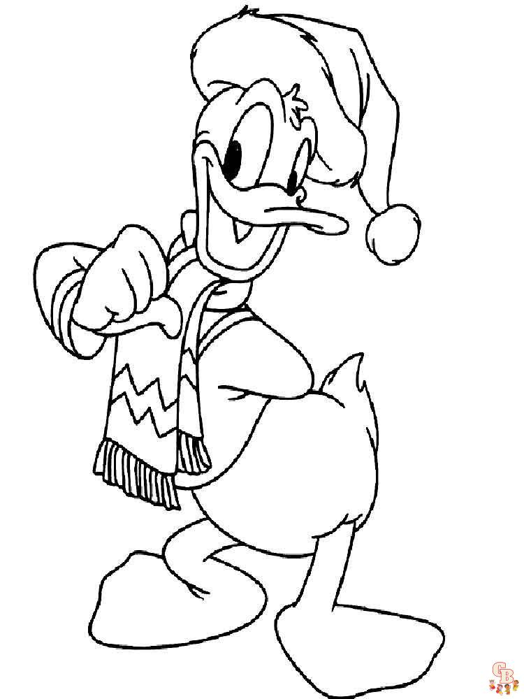 Donald Duck Coloring Pages 36