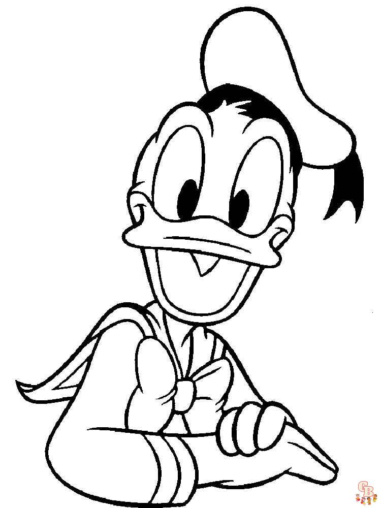 Donald Duck Coloring Pages 37