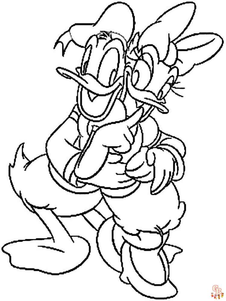 Donald Duck Coloring Pages 39