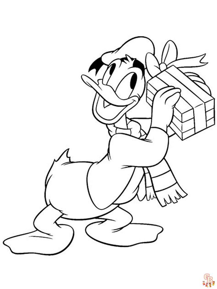 Donald Duck Coloring Pages 4