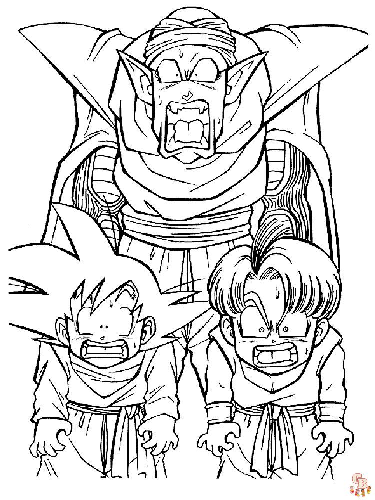 Dragon Ball Z Coloring Pages 13