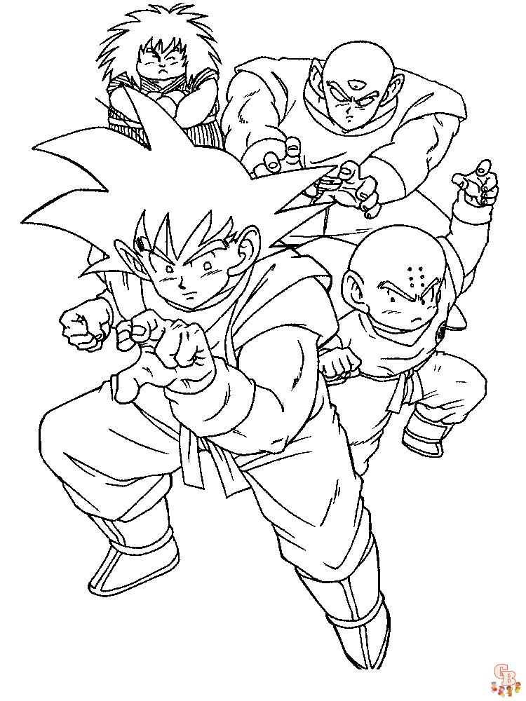 Dragon Ball Z Coloring Pages 15