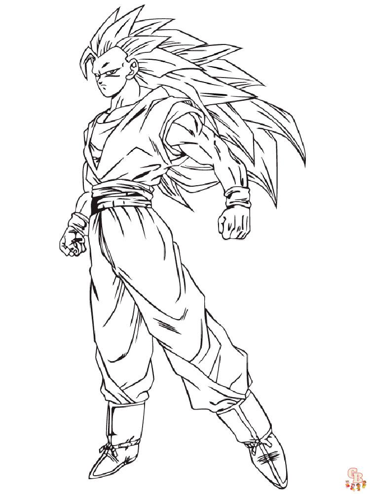 Dragon Ball Z Coloring Pages 19