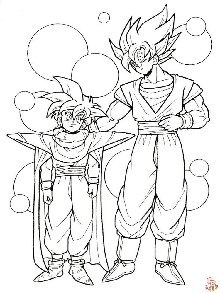 Dragon Ball Z Coloring Pages 2